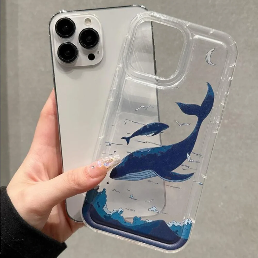 ⚠️Clearance iPhone 14/Pro/Pro Max Whale Phone Case - Picture 4 of 5
